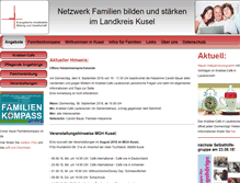 Tablet Screenshot of netzwerk-familienbildung-kus.de